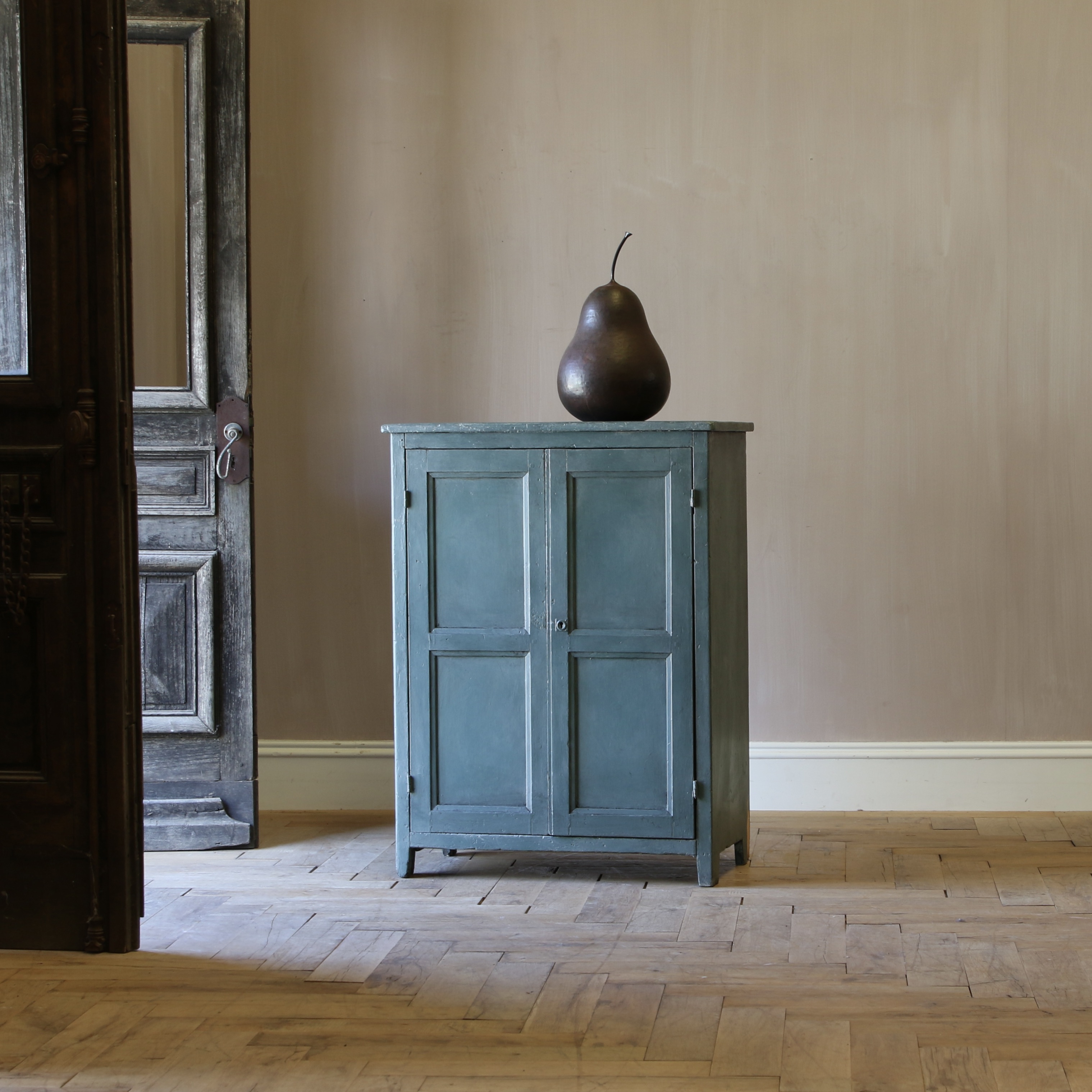 148-90 - 19th-Century French Painted Cupboard