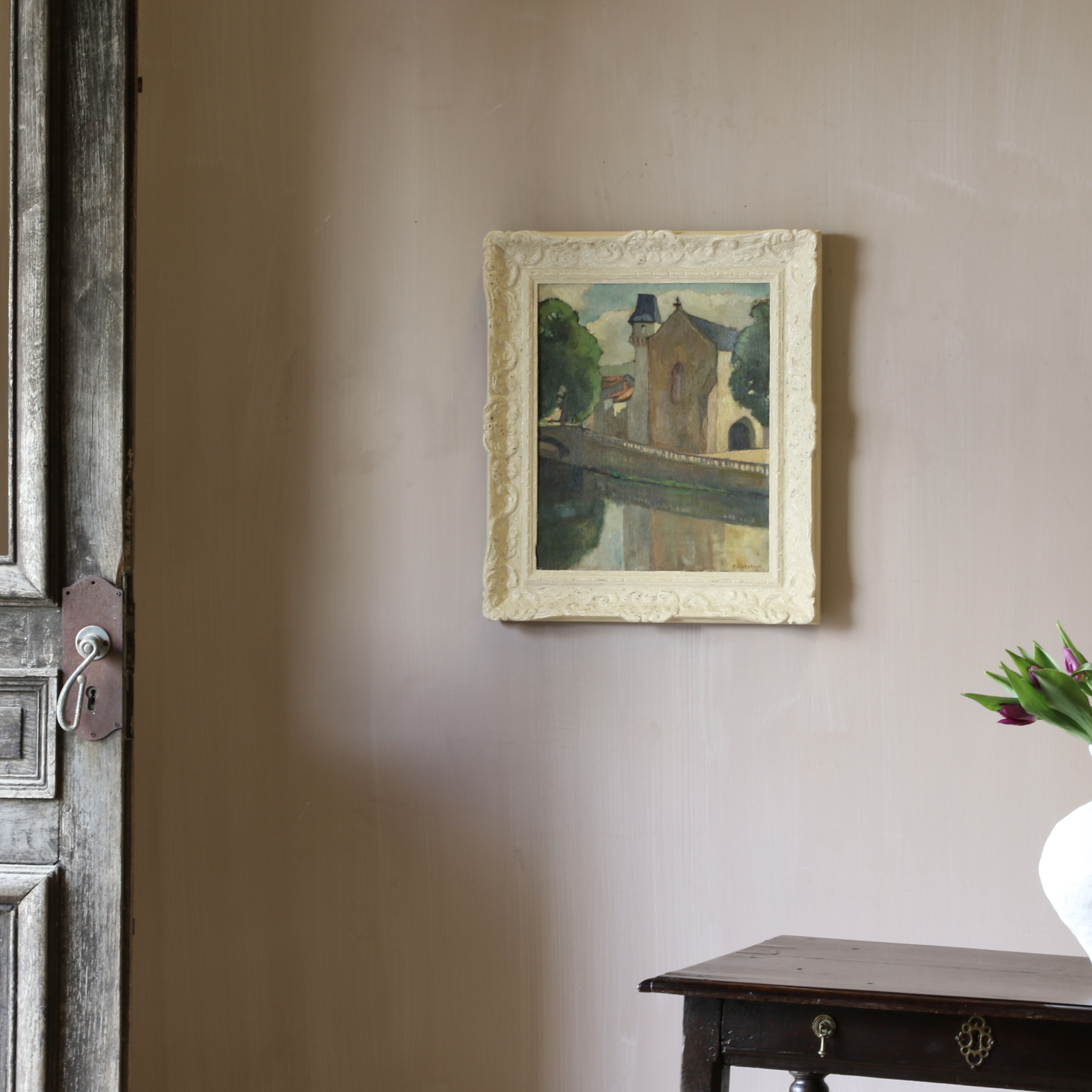 150-34 - Post-Impressionist River Scene