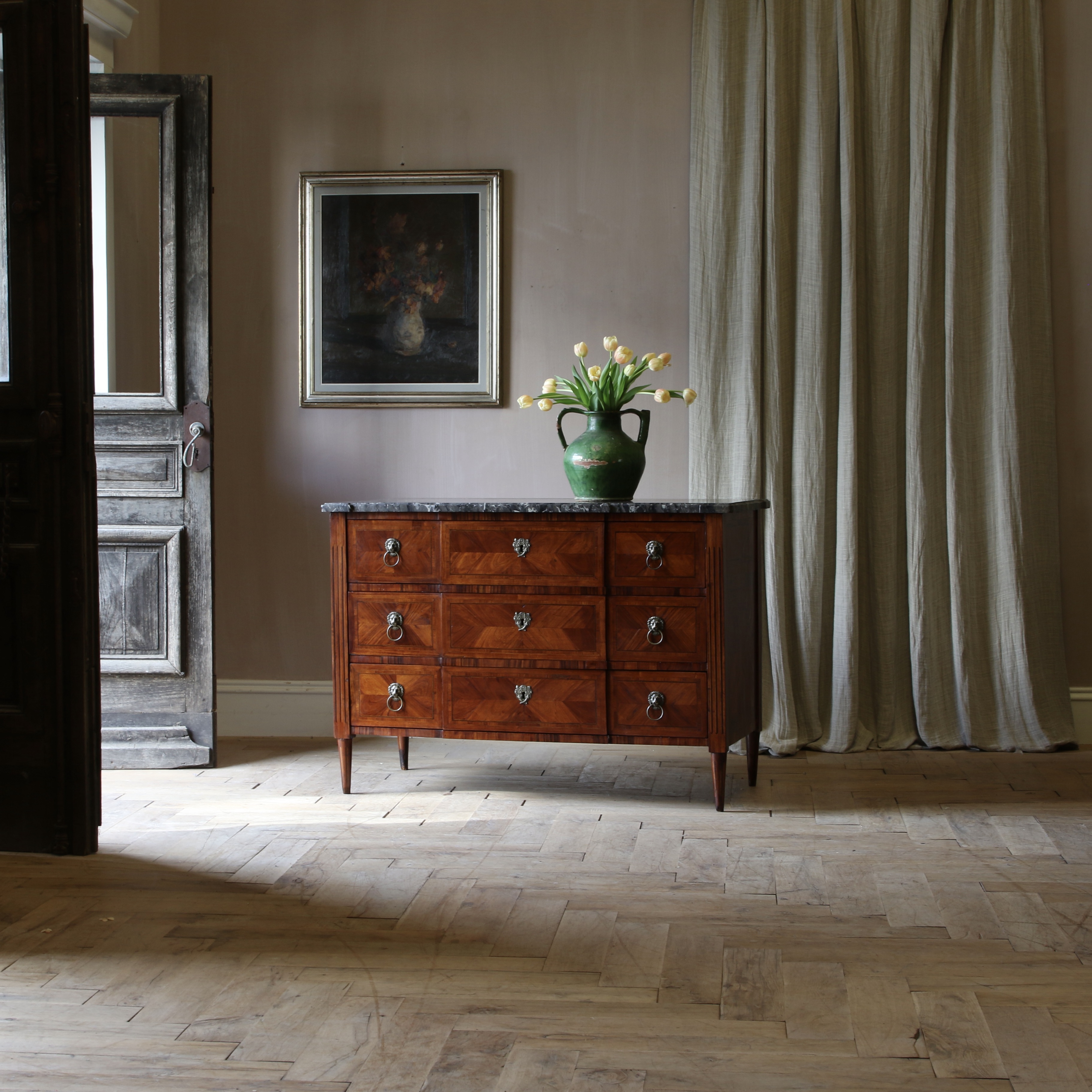 150-48 - Tulipwood Transitional Commode