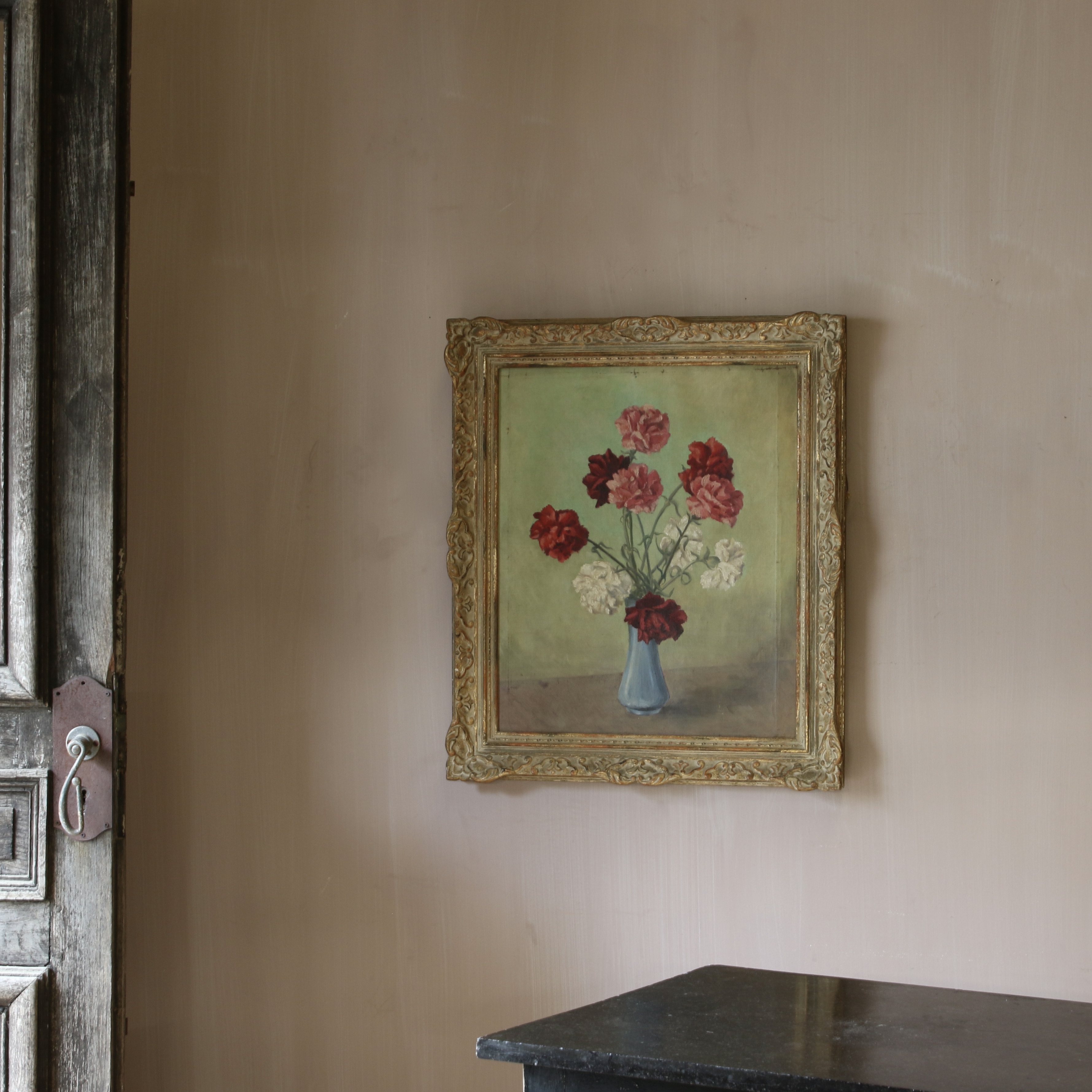 151-09 - Floral Oil on Canvas