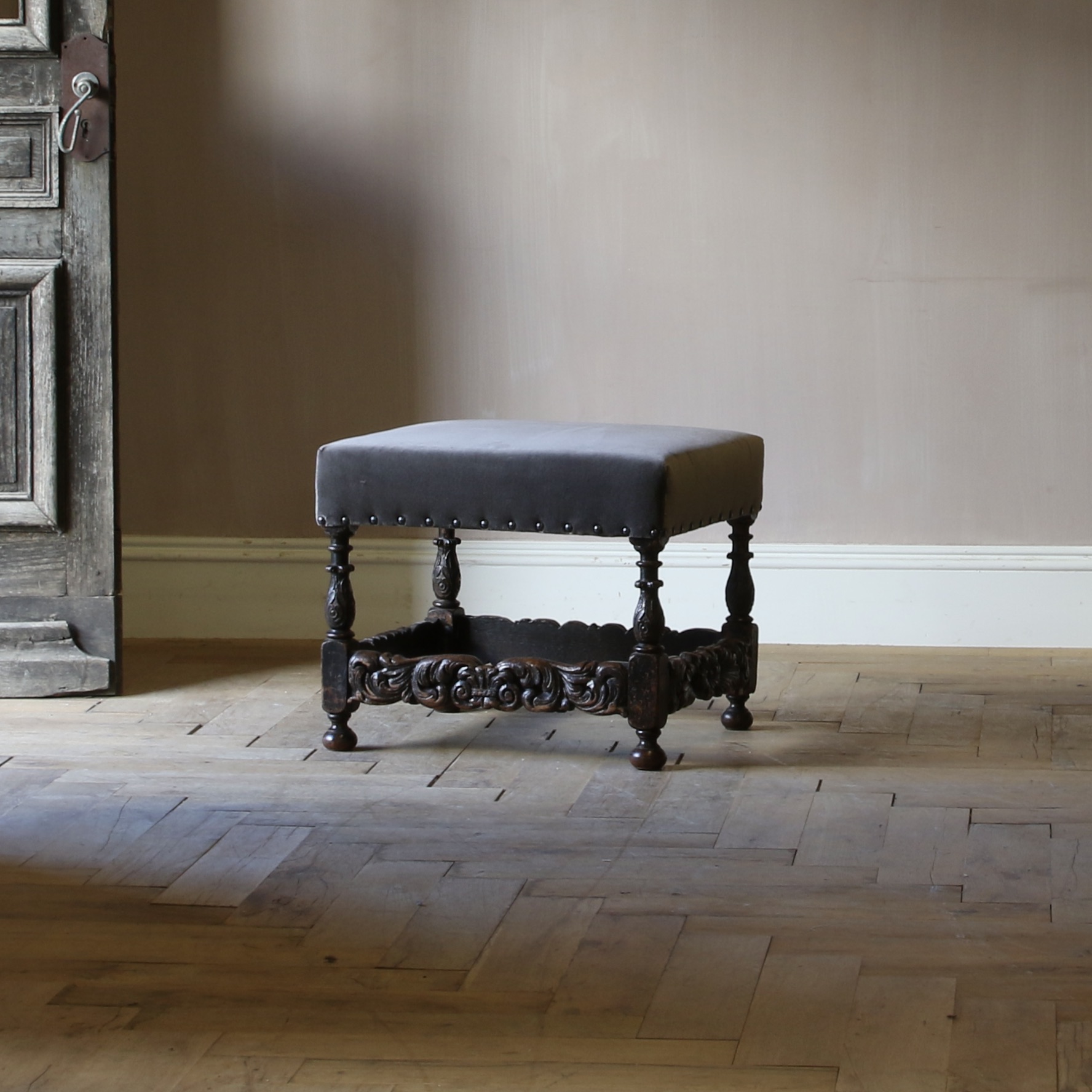 151-25 - Jacobean Footstool