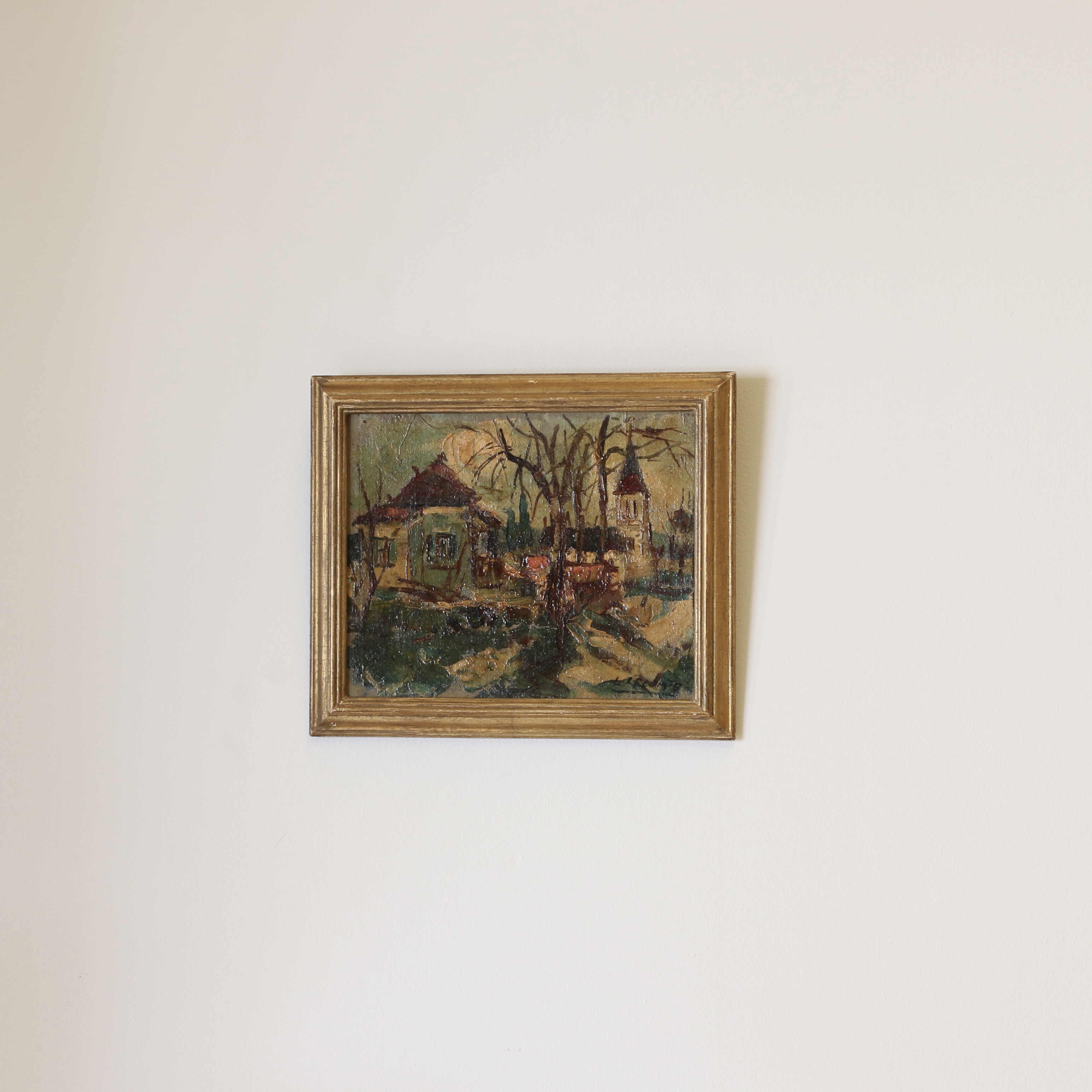 152-64 - Village Scene