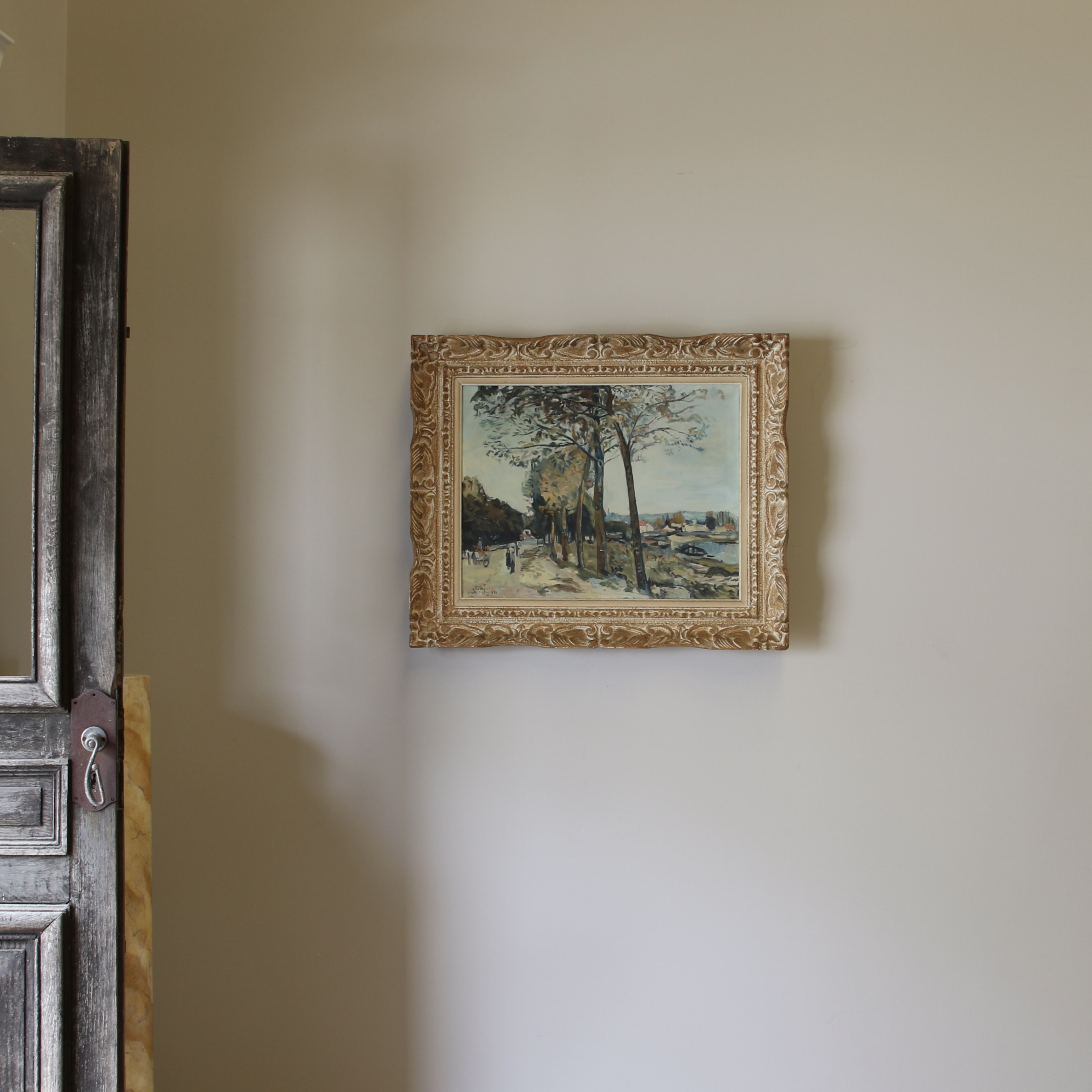 152-70 - Study of Alfred Sisley's La Seine a Marly