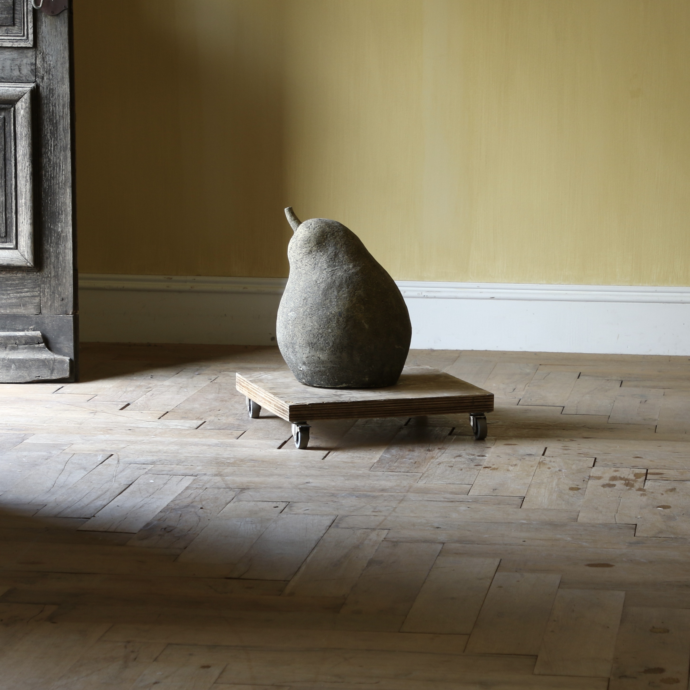 155-49 - Cast Reconstituted Marble Pear